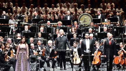 Orchestre National de Lille au stade Pierre Mauroy
 (PHOTOPQR/VOIX DU NORD)