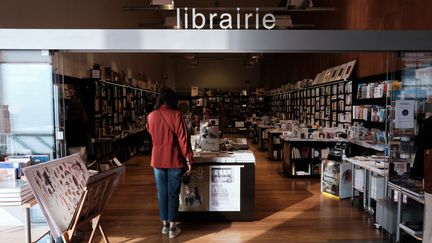 Librairie de&nbsp;la&nbsp;Bibliotheque Nationale de France (bnf) Francois Mitterand, 22 mai 2021 (LEO PIERRE / HANS LUCAS)