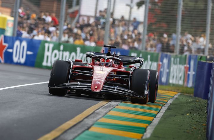 Charles Leclerc (Ferrari) était intouchable sur le GP d'Australie à Melbourne, dimanche 10 avril. (HOCH ZWEI / HOCH ZWEI)