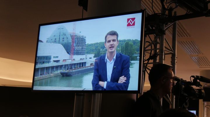 Philippe Jaroussky présent par le biais d'un message vidéo.
 (LCA/Culturebox)