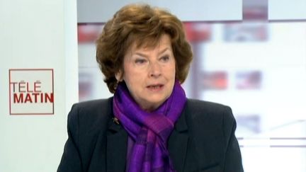 Mich&egrave;le Cotta, ancienne journaliste politique, invit&eacute;e de France 2, le 14 janvier 2014. ( FRANCE 2 / FRANCETV INFO)