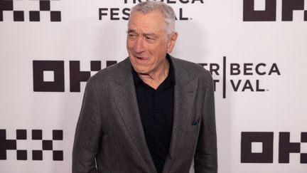 L'acteur américain Robert De Niro à une projection spéciale de "Heat" lors du Festival Tribeca, à New York, le 17 juin 2022. (YUKI IWAMURA / AFP)