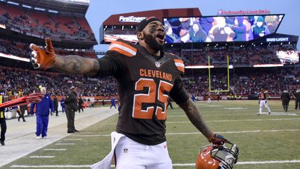 Le  running back des Browns de Cleveland, George Atkinson. (JASON MILLER / GETTY IMAGES NORTH AMERICA)