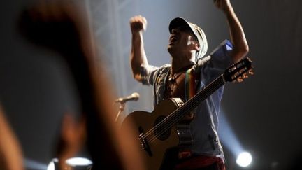 Manu Chao en concert
 (ARMEND NIMANI / AFP)