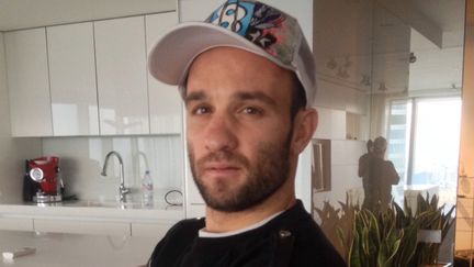 Mathieu Valbuena dans son appartement de Moscou