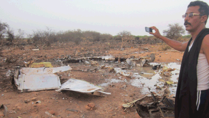  (Le site du crash Air Algérie à Gossi au nord du Mali © Reuters/Handout)