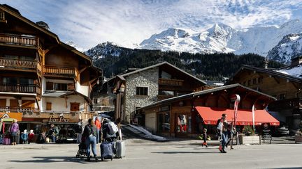 La station de ski des Contamines-Montjoie (Haute-Savoie), le 8 février 2020. (MAXPPP)