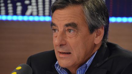 François Fillon dans le studio 221 de Radio France, le 2 septembre 2016. (Jean-Christophe Bourdillat / Radio France)