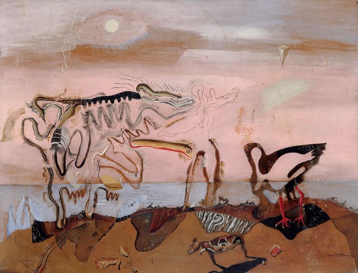 Salvador Dalí, "La Vache spectrale", 1928, Centre Pompidou, Musée national d'art moderne (© Fundació Gala-Salvador Dalí, Figueres 2022 / Adagp, Paris 2022)