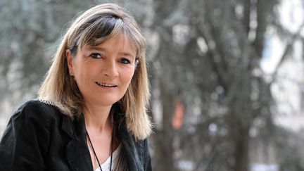 Claire Saddy, présidente de l'incubateur les Premières Auvergne Rhône Alpes. (PHILIPPE DESMAZES / AFP)