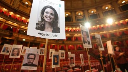 La préparation de l'emplacement des invités pour les Baftas 2018 à Londres
 (Daniel LEAL-OLIVAS / AFP)