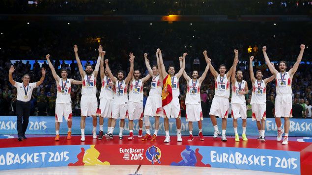 &nbsp; (L'Espagne remporte l'Euro de basket 2015 © MaxPPP)