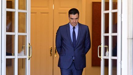 Le Premier ministre espagnol Pedro Sanchez à Madrid (Espagne), le 1er février 2023. (JAVIER SORIANO / AFP)