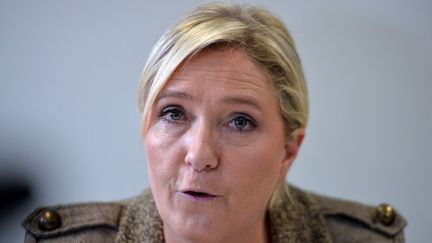 Marine Le Pen, le 17 septembre 2015.&nbsp; (JEAN-FRANCOIS MONIER / AFP)