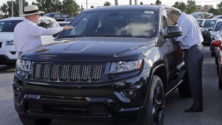 Jeep Grand Cherokee. C'est le même modéle que celle qui a été piratée en juillet 2015 aux USA. (ALAN DIAZ/AP/SIPA / AP)