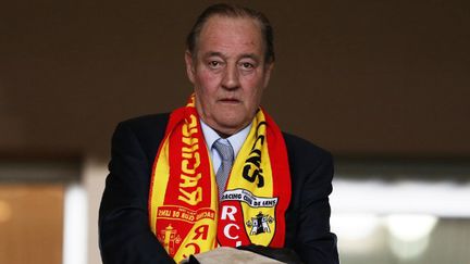 Gervais Martel, le président du RC Lens (VALERY HACHE / AFP)