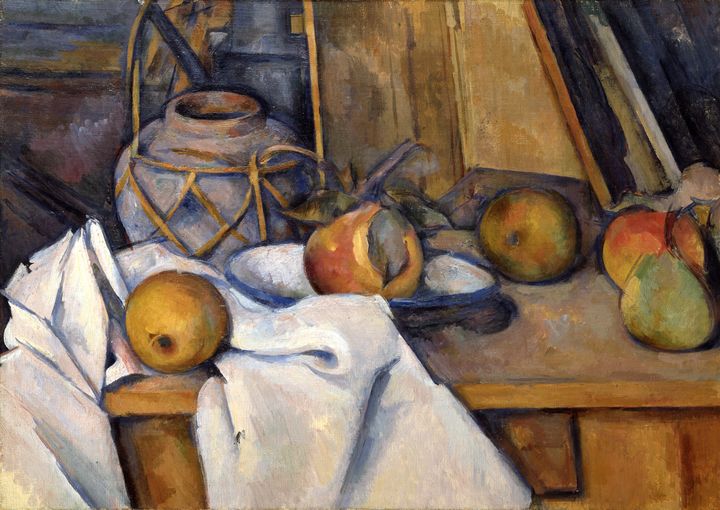 Paul Cézanne, "Fruits et pot de gingembre", vers 1890-1893. (MUSEE LANGMATT BADEN)