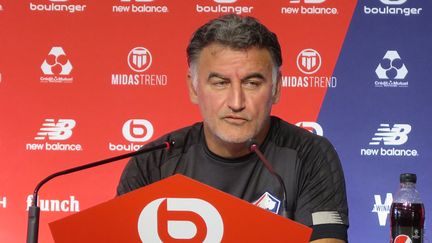 L'entraîneur du LOSC Christophe Galtier, en juillet 2020 (BENOÎT DEQUEVAUVILLER / FRANCE-BLEU NORD)