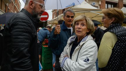 Brigitte Barèges, députée LR-RN du Tarn-et-Garonne, le 22 juin 2024. (ED JONES / AFP)