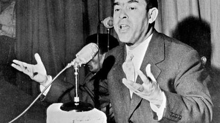 Mehdi Ben Barka à Casablanca en janvier 1959 (AFP)