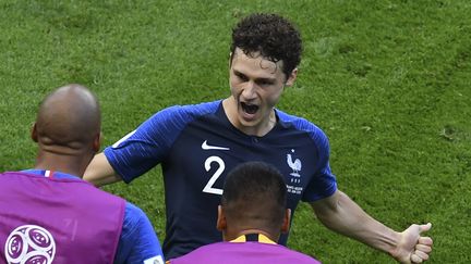 Le défenseur français Benjamin Pavard le 30 juin 2018 à Kazan (Russie). (SAEED KHAN / AFP)