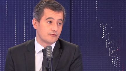 Le ministre de l'Intérieur Gérald Darmanin était l'invité du "8h30 franceinfo", vendredi 13 novembre 2020. (FRANCEINFO / RADIOFRANCE)