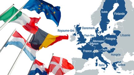 &nbsp; (14 pays, sur 28, vont faire rentrer des députés eurosceptiques © Radio France/Stéphanie Berlu)