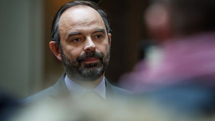 Edouard Philippe, le 24 décembre 2018 devant la préfecture de polce de Paris. (FRANCOIS GUILLOT / AFP)