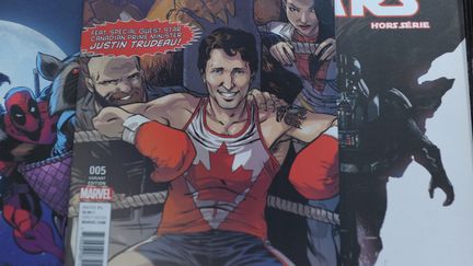 Justin Trudeau, le Premier ministre canadien, va conseiller Iron Man et Captain Marvel.
 (Marc BRAIBANT / AFP)