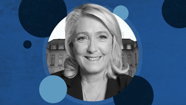 Marine Le Pen. (PIERRE-ALBERT JOSSERAND / FRANCEINFO)