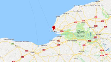 Le Havre (Normandie). (GOOGLE MAPS)