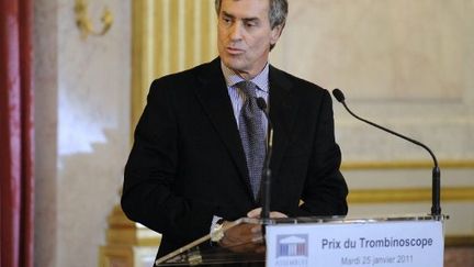 Jérôme Cahuzac doit passer la main à la mairie de Villeneuve-sur-Lot. (FRED DUFOUR / AFP)