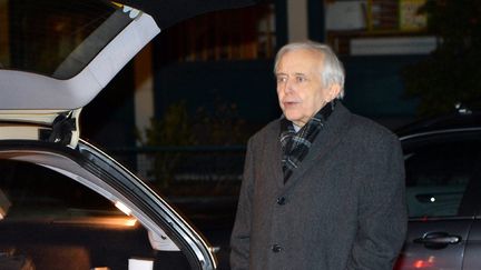 Cornelius Gurlitt devant sa voiture le 17 novembre 2013 à Munich
 (Babirad / Sipa)