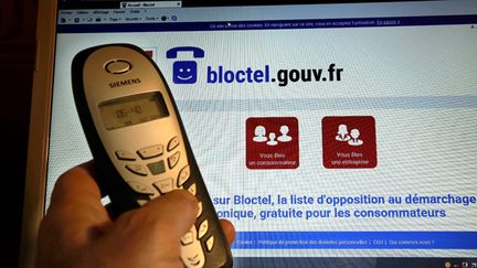  (Le nouveau service d'opposition au démarchage téléphonique, Bloctel, mis en place par le gouvernement suite à la loi Consommation, entre en service ce mercredi © Maxppp)