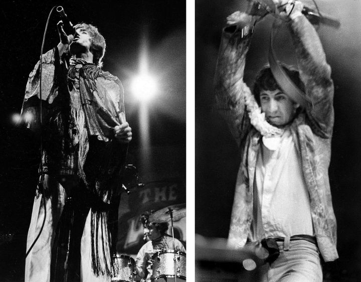 The Who : Roger Daltrey, Keith Moon, et Pete Townshend sur la scène de Monterey, le 18juin 1967
 (AP/SIPA)