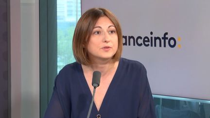 Adina Revol, porte-parole de la Commission européenne en France (franceinfo)