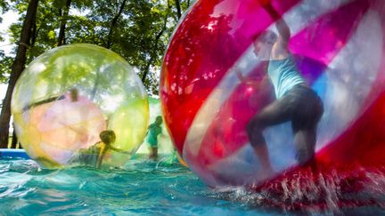 Berlin (Allemagne), 38 &deg;C, le 19 ao&ucirc;t 2012. (THOMAS PETER / REUTERS)