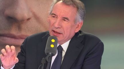 François Bayrou, président du MoDem, invité de franceinfo le 17 octobre 2018. (RADIO FRANCE / FRANCE INFO)