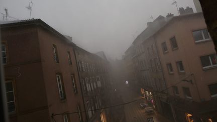 Orages à&nbsp;Thionville&nbsp;(Moselle), le 9 août 2019. (MAXPPP)