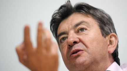 Le candidat du Front de gauche à la présidentielle, Jean-Luc Mélenchon (AFP - ANNE-CHRISTINE POUJOULAT)