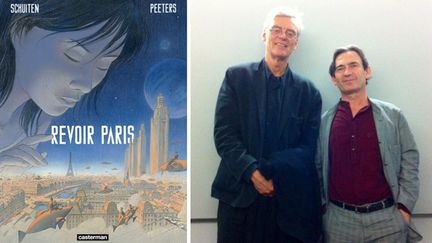 &nbsp; (François Schuiten et Benoît Peeters © Jean-Christophe Ogier / Radio France)