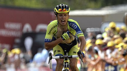 Rafal Majka s'impose lors de la 14e étape du Tour de France (JEFF PACHOUD / AFP)