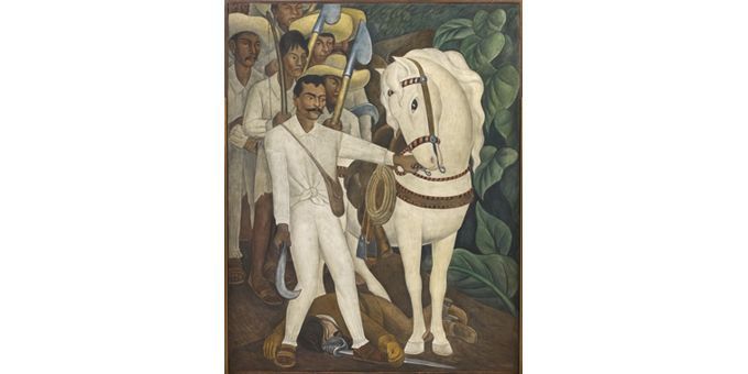 Diego Rivera, Zapata lider agrario (Zapata leader paysan), 1931, The Museum of Modern Art, New York. Abby Aldrich Rockefeller Fund
 (2011 Banco de México Diego Rivera &amp; Frida Kahlo Museums Trust, México, D.F./ Artists Rights Society (ARS), New York)