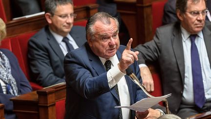 Le d&eacute;put&eacute; UMP et ancien magistrat antiterroriste Alain Marsaud &agrave; l'Assembl&eacute;e nationale, le 27 mai 2014. (  MAXPPP)