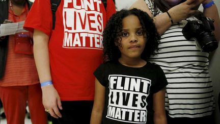 &nbsp; (Mary a invité Barack Obama a venir voir les dégâts de la pollution à Flint © REUTERS / Kevin Lamarque)