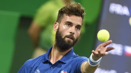 Le tennisman français Benoît Paire, le 7 août 2016 à Rio (Brésil). (JEAN MARIE HERVIO / DPPI MEDIA / AFP)