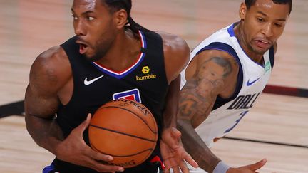 Kawhi Leonard des LA Clippers, le 30 août. (KEVIN C. COX / GETTY IMAGES NORTH AMERICA)