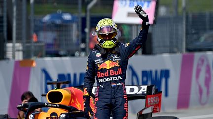 Max Verstappen (Red Bull) a décroché la septième pole de sa carrière samedi au circuit&nbsp;Red Bull Ring.&nbsp; (ANDREJ ISAKOVIC / AFP)