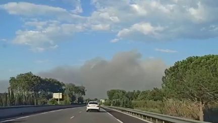 Pyrénées-Orientales : un impressionnant incendie est en cours (France 2)