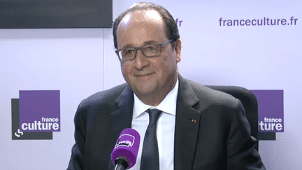 &nbsp; (Intervention de François Hollande sur France Culture © capture écran you Tube de France Culture)